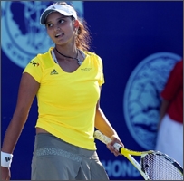 सानिया की एक हार, एक में वॉकओवर