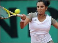 सानिया फ़्रेंच ओपन से बाहर