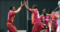 वेस्टइंडीज़-इंग्लैंड मैच का स्कोरकार्ड