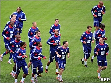 फीफा: फ़्रांसीसी फ़ुटबॉल टीम में संकट