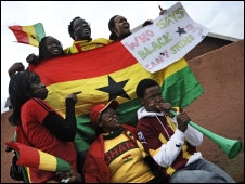 हीरो जैसा स्वागत हुआ घाना टीम का