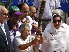 क्वींस बैटन दिल्ली पहुँची