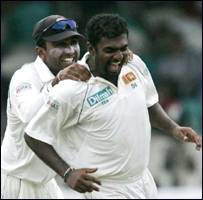 मुरलीधरन ने भारत के चार अहम विकेट लिए