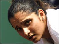 सानिया पहला सेट हार चुकी थी