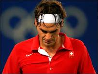 फ़ेडरर सीधे सेटों में हार गए