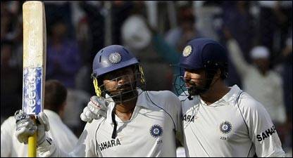ज़हीर ख़ान और हरभजन सिंह ने भारतीय पारी को संभाला