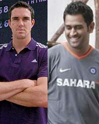 Kevin Peterson & MS Dhoni