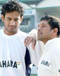 Sachin and Irfan Pathan