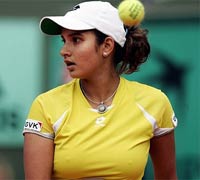 युगल मुकाबले से भी सानिया बाहर