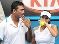 एगॉन टेनिस: सानिया हारीं, भूपति जीते