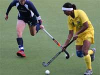 महिला हॉकी टीम की लगातार तीसरी हार