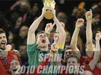 स्‍पेन पहली बार बना फीफा विश्‍व चैंपियन