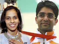 सायना-बिंद्रा होंगें राष्ट्रमंडल खेलों के ब्रांड एंबेसडर