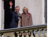 राष्ट्रपति से मिले राजकुमार चार्ल्स और कैमिला