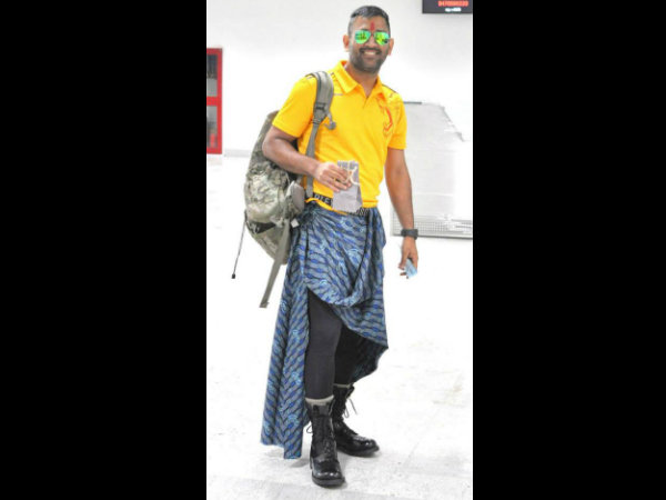 धोनी एक नया अंदाज 