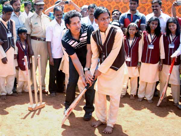 रत्नागिरी के मंडनगढ़ में सचिन