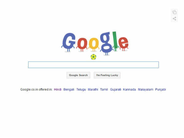 FIFA: वर्ल्ड कप में गूगल ने खेली डूडल के साथ फुटबॉल