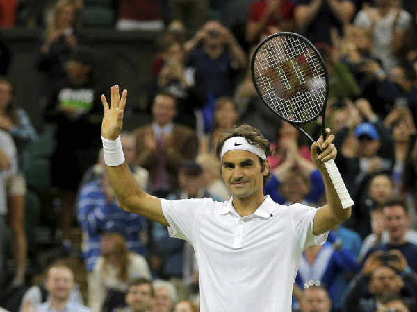विंबलडन में जीतने को उतरे रोजर फेडरर 