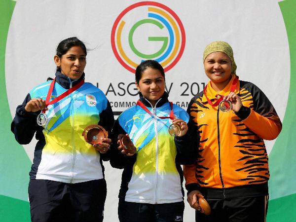 CWG 2014: शूटिंग में भारत को 2 गोल्ड, 3 सिल्वर , राष्ट्रपति ने दी बधाई