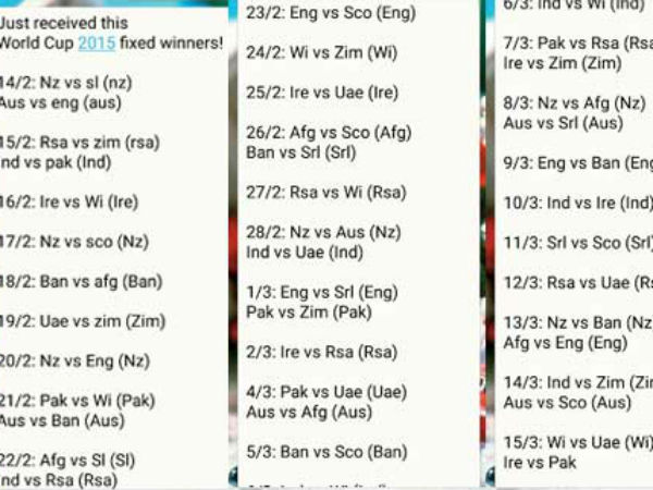 फिक्‍स हैं वर्ल्‍डकप के सारे मैच, सेमीफाइनल में पहुंचेगा भारत, द. अफ्रिका होगी विजेता