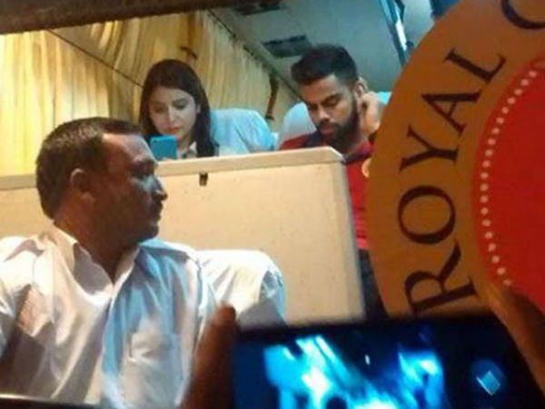 Pics: When Anushka Sharma cheered for Virat Kohli during Bangalore vs Hyderabad IPL match