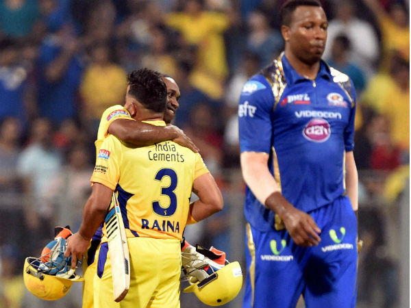 IPL-8: चेन्नई सुपरकिंग्स ने मुंबई इंडियंस को 6 विकेट से रौंदा, लगातार तीसरी जीत