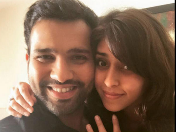 रोहित ने रितिका संग की औपचारिक सगाई, देखें तस्वीरें