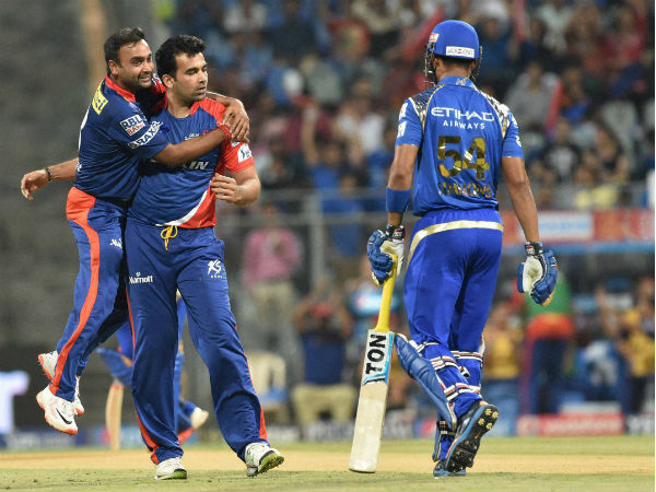 IPL 8: रोहित-रायडू की तूफानी पारी, मुंबई ने दिल्ली को 5 विकेट से रौंदा