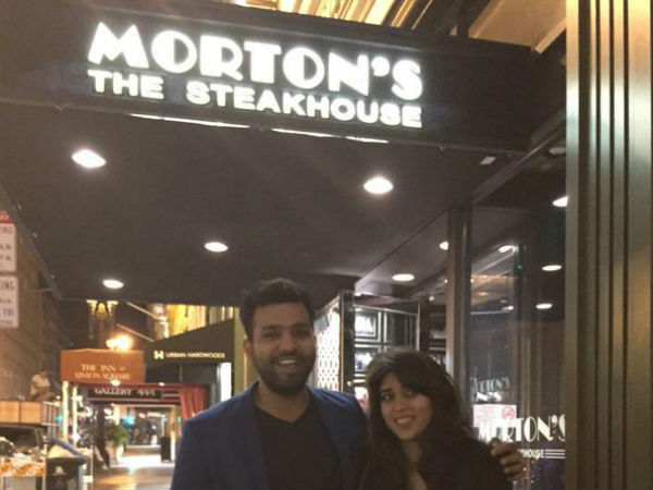 Pics: तो रितिका संग मॉटर्न रेस्टोरेंट का मजा ले रहे थे रोहित शर्मा