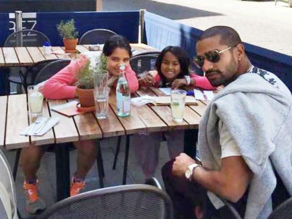 अपनी एंजल्स के साथ बिजी है टीम इंडिया के गब्बर यानी धवन, देखें तस्वीरें