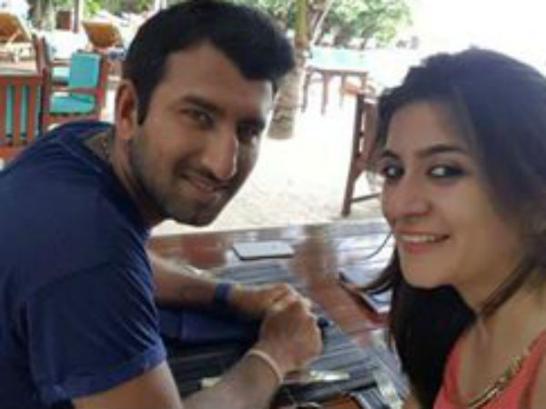 Pics: Cheteshwar Pujara is enjoying quality time with wife