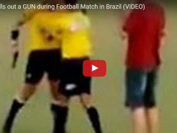 Video- मैच के बीच में रेफरी ने खोया आपा, खिलाड़ी पर तान दी पिस्तौल