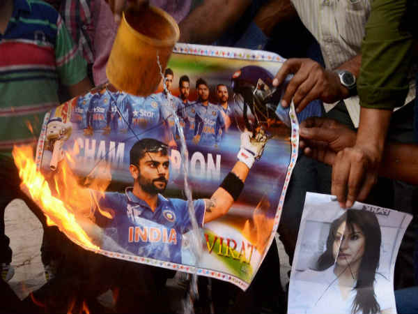 अनुष्का को लेकर बवाल