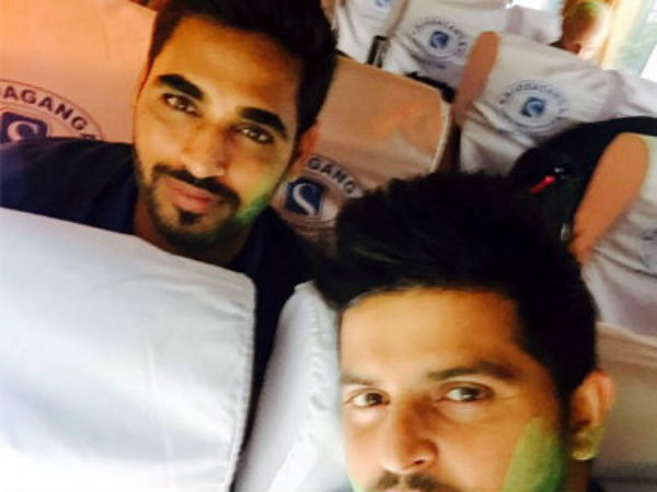 टीम इंडिया की होली