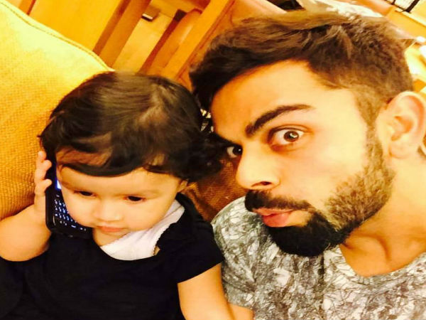 जीवा ने पापा धोनी के साथ की पार्टी, विराट के साथ मस्ती