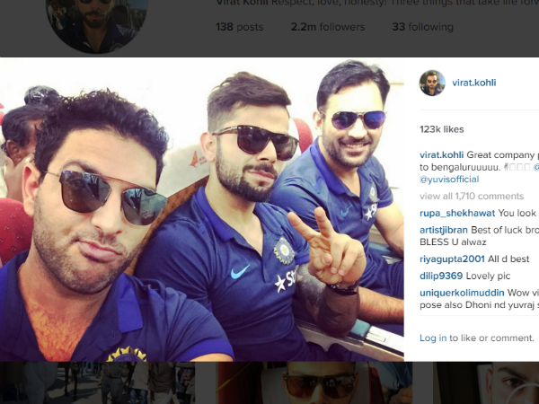 wct20: बांग्ला-शेरों से लड़ने के लिए बैंगलुरू पहुंची टीम इंडिया, विराट ने शेयर की सेल्फी