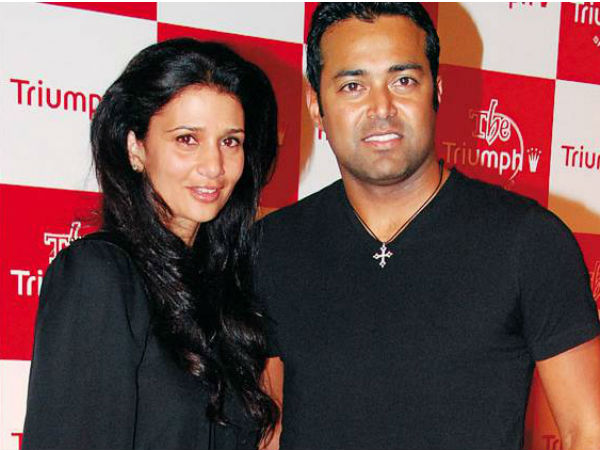 लिएंडर पेस और रिया पिल्लई