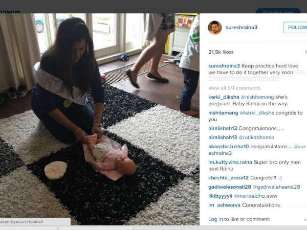 आने वाले बेबी की तैयारी में जुटे रैना और प्रियंका, शेयर की तस्वीर