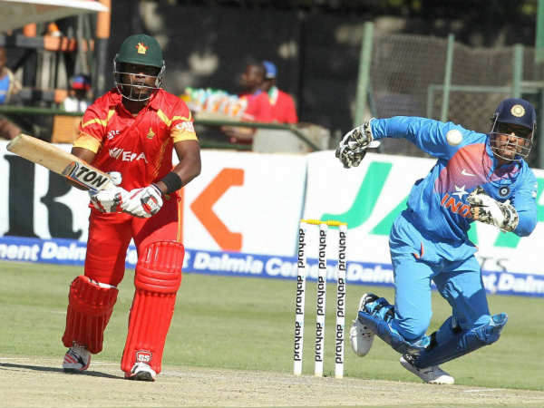  MS Dhoni wins toss, opts to bowl first against Zimbabwe