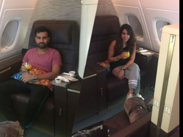 शादी के 6 महीने के बाद हनीमून पर निकले रोहित शर्मा और रितिका