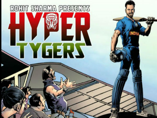 रोहित शर्मा बने सुपरहीरो, डिजिटल कॉमिक सीरीज का हिस्सा बने