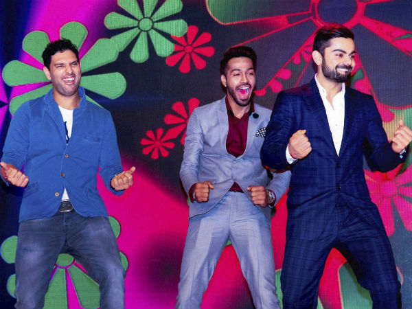 Video: जब युवराज और हार्दिक पांड्‍या के साथ विराट ने लगाए ठुमके