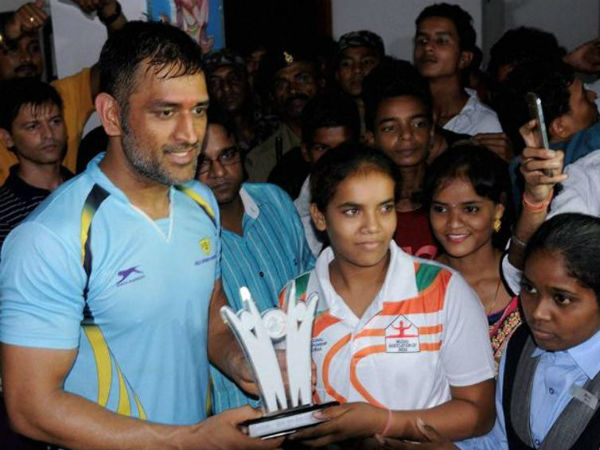 Mahendra Singh Dhoni plays charity football match in Jharkhand: Pics