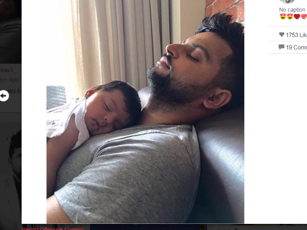Suresh Raina Leaves For Amsterdam Shares Selfie With Wife and Daughter