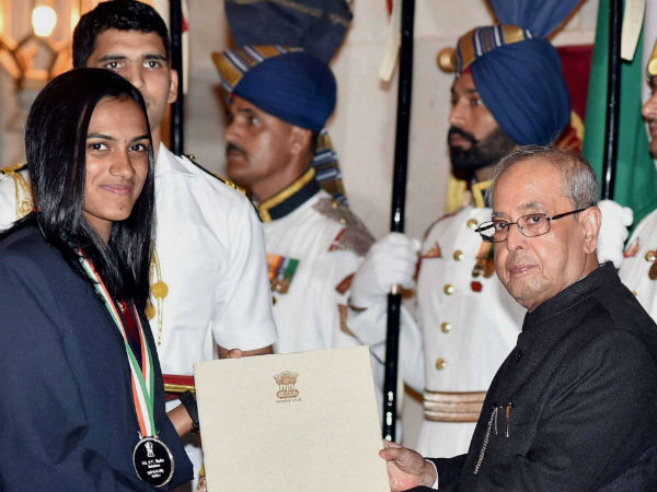 Pics: सिंधु, साक्षी, दीपा और जीतू को मिला 'राजीव गांधी खेल रत्न' पुरस्कार