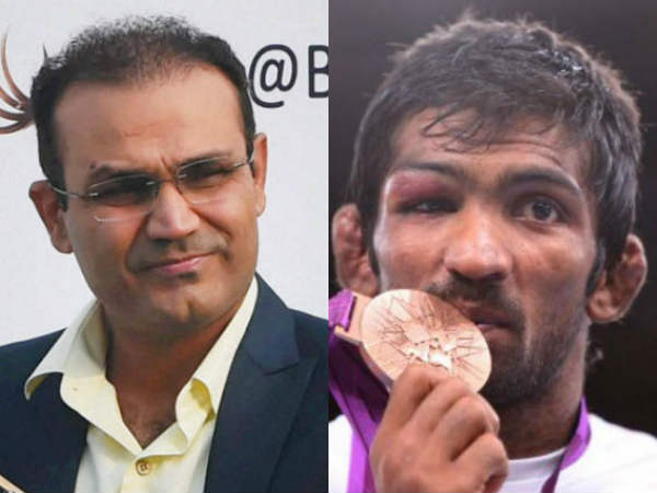 योगेश्वर के सिल्वर मेडल पर सहवाग का Upgrade ट्वीट: सही पकड़े हैं