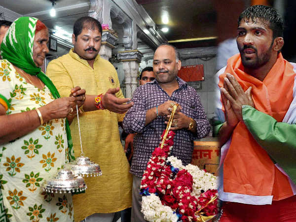 गोल्‍ड मेडल लेकर लौटेगा मेरा बेटा, पूरे गांव के साथ योगेश्‍वर की मां कर रही हैंं हवन