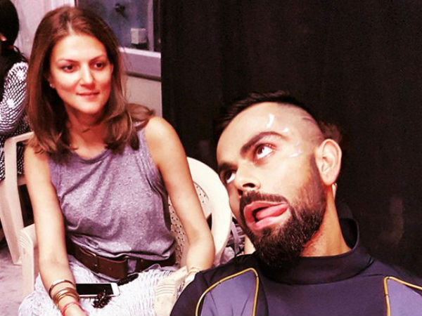 खूबसूरत लेडी के साथ विराट ने ली सेल्फी, वो अनुष्का तो नहीं...