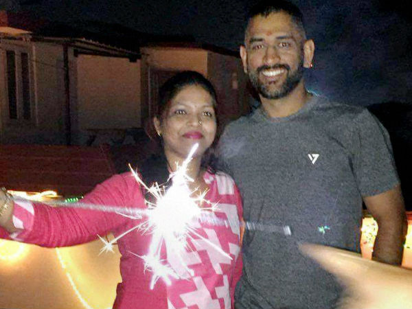 PHOTOS: MS Dhoni celebrates Diwali with family, childhood friends