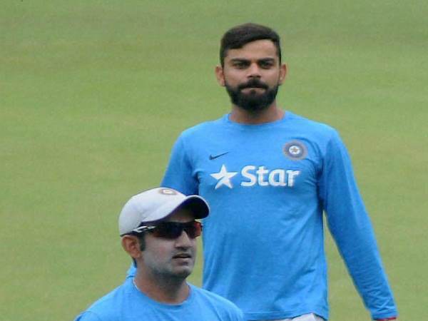 इंग्लैंड के खिलाफ टेस्ट मैच के पहले दिन गौतम से विराट हुए नाराज